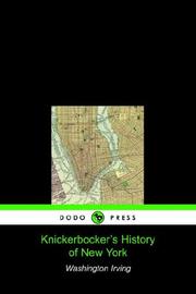 Cover of: Knickerbocker's History of New York by Washington Irving