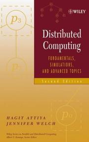 Cover of: Distributed Computing by Hagit Attiya, Jennifer Welch, Hagit Attiya, Jennifer Welch