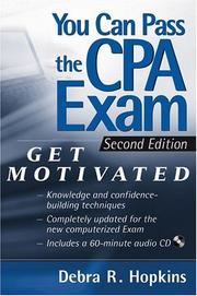 Cover of: You Can Pass the CPA Exam: Get Motivated!