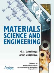 Cover of: Material Science and Engineering