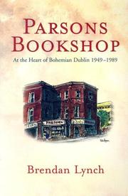 Cover of: Parsons Bookshop: At the Heart of Bohemian Dublin, 1949-1989