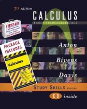 Cover of: Calculus Early Transcendentals   by Howard Anton, Irl Bivens, Stephen Davis