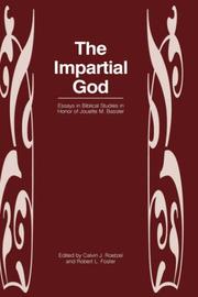 Cover of: The Impartial God: Essays in Biblical Studies in Honor of Jouette M. Bassler (New Testament Monographs)