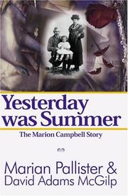 Cover of: Yesterday Was Summer