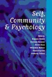 Cover of: Self, Community and Psychology by Norman Duncan