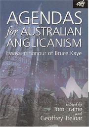 Cover of: Agendas for Australian Anglicanism