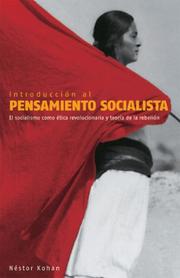 Cover of: Introduccion al pensamiento socialista/ Introduction to Socialist Thinking