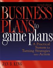 Cover of: Business plans to game plans