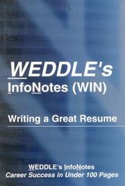 Cover of: Weddle
