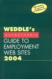 Cover of: Weddle's Guide to Employment Web Sites by Peter Weddle