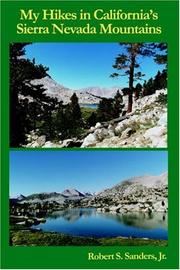 Cover of: My Hikes in California