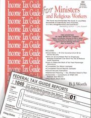 Cover of: Income Tax Guide for Ministers and Religious Workers 2002: (For 2001 Tax Year) (Worth's Income Tax Guide for Ministers)