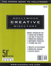 Cover of: Hollywood Creative Directory | 