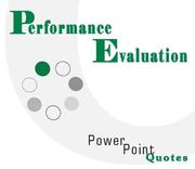 Cover of: Performance Evaluation PowerPoint Quotes