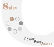Cover of: Sales PowerPoint Quotes