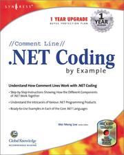 Cover of: Comment Line.Net Coding by Example