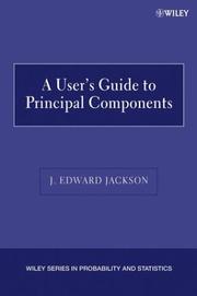 Cover of: A  user's guide to principal components