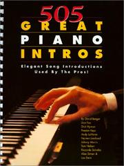 Cover of: 505 Great Piano Intros