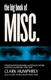 Cover of: The Big Book of MISC.