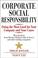 Cover of: Corporate social responsibility