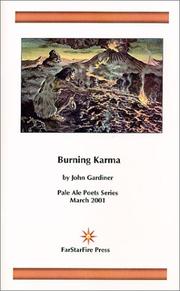 Cover of: Burning Karma (Pale Ale Poets) by John Gardiner