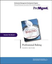 Cover of: Professional Baking, Student Workbook | Wayne Gisslen