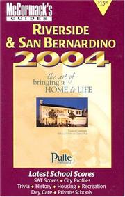 Cover of: Riverside/San Bernardino 2004 (Mcmormack's Guides. Riverside & San Bernardino)