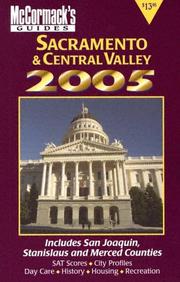 Cover of: Sacramento & Central Valley 2005 (McCormack's Guides) (Mccormack's Guides. Sacramento & Central Valley)