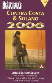 Cover of: McCormack's Guides Contra Costa & Solano 2006 (Contra Costa & Solano)