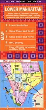 Cover of: Lower Manhattan Laminated Street Map (On Your Own) by Jeff Brauer