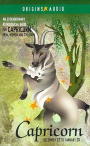 Cover of: Capricorn: December 22 to January 20