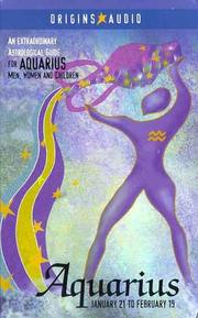 Cover of: Aquarius: January 21 to February 19