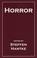 Cover of: Horror