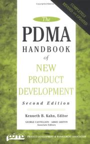 Cover of: The PDMA Handbook of New Product Development