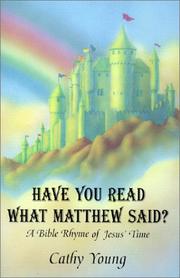 Cover of: Have You Read What Matthew Said?