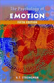 Cover of: The psychology of emotion by K. T. Strongman