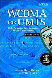 Cover of: WCDMA for UMTS: radio access for third generation mobile communications