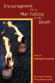 Cover of: Encouragement for a Man Falling to His Death: Poems