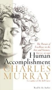 Cover of: Human Accomplishment by Charles Murray
