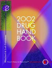 Cover of: Blanchard & Loeb 2002 Drug Handbook