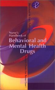 Cover of: Nurse's Handbook of Behavioral and Mental Health Drugs