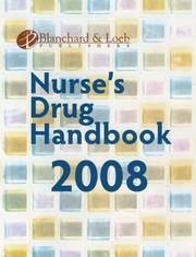 Cover of: 2008 Nurse's Drug Handbook