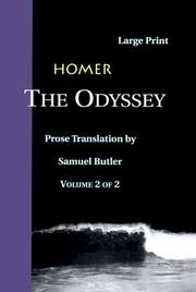 Cover of: The Odyssey by Όμηρος (Homer), Samuel Butler