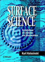 Cover of: Surface Science | Kurt W. Kolasinski