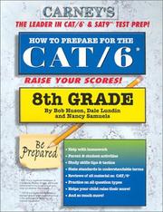 Cover of: How to Prepare For the CAT/6 8th Grade