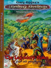 Cover of: The Lejendary Rules for All Players