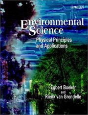 Cover of: Environmental Science: Physical Principles and Applications
