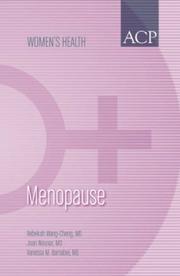 Cover of: Menopause by 