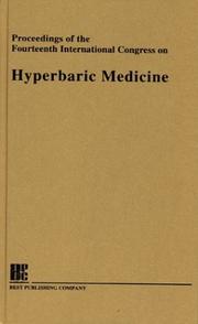 Cover of: Proceedings of the 14th International Congress on Hyperbaric Medicine | Frederick S. Cramer