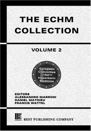 The ECHM Collection, Vol. 2 by D. Matthieu, F. Wattel A. Marroni